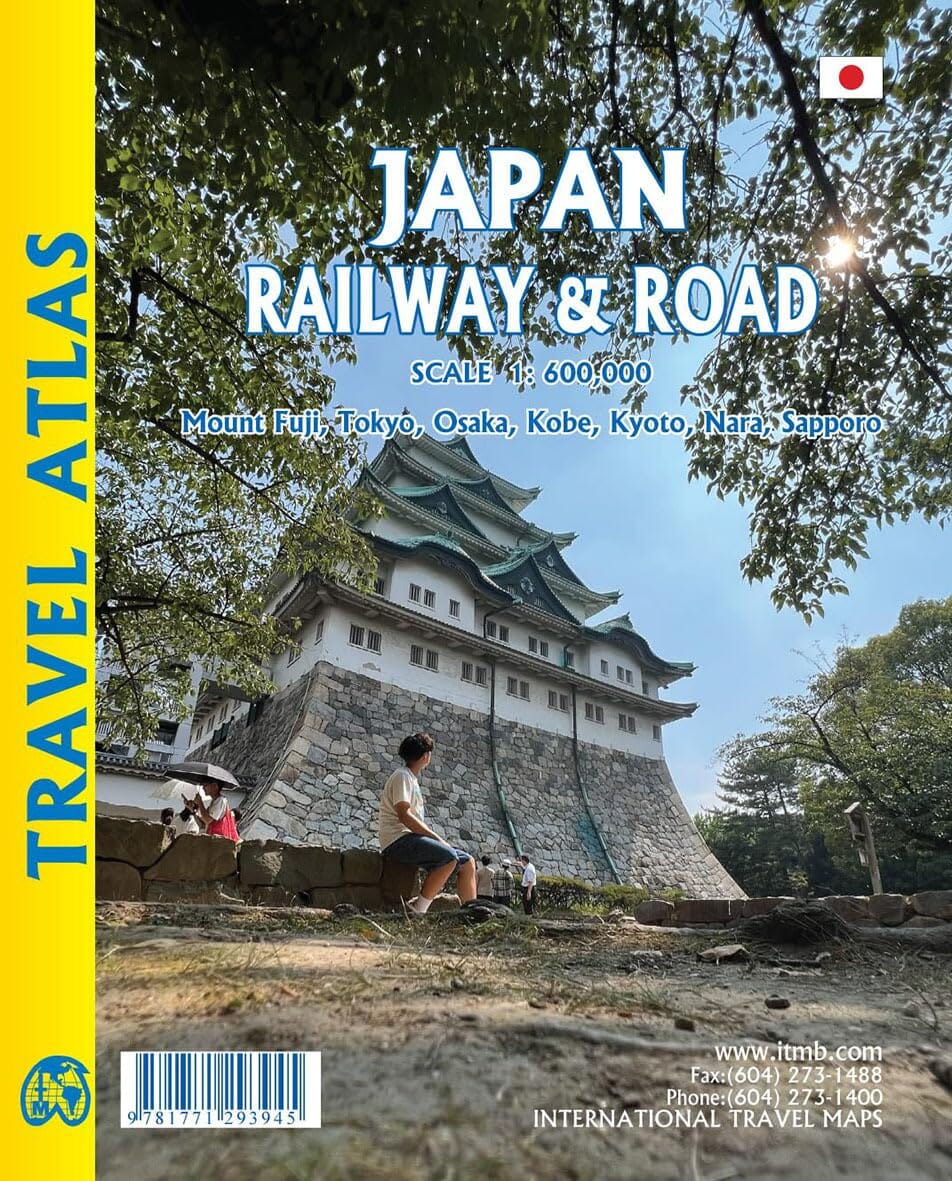 Atlas de poche - Japon (Routes et chemins de fer) | ITM atlas ITM