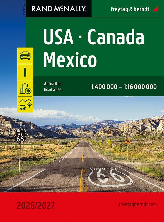 Atlas routier à spirales - USA, Canada, Mexique | Freytag & Berndt atlas Freytag & Berndt