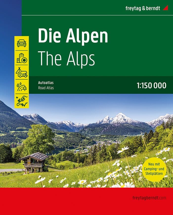 Atlas routier - Alpes | Freytag & Berndt atlas Freytag & Berndt