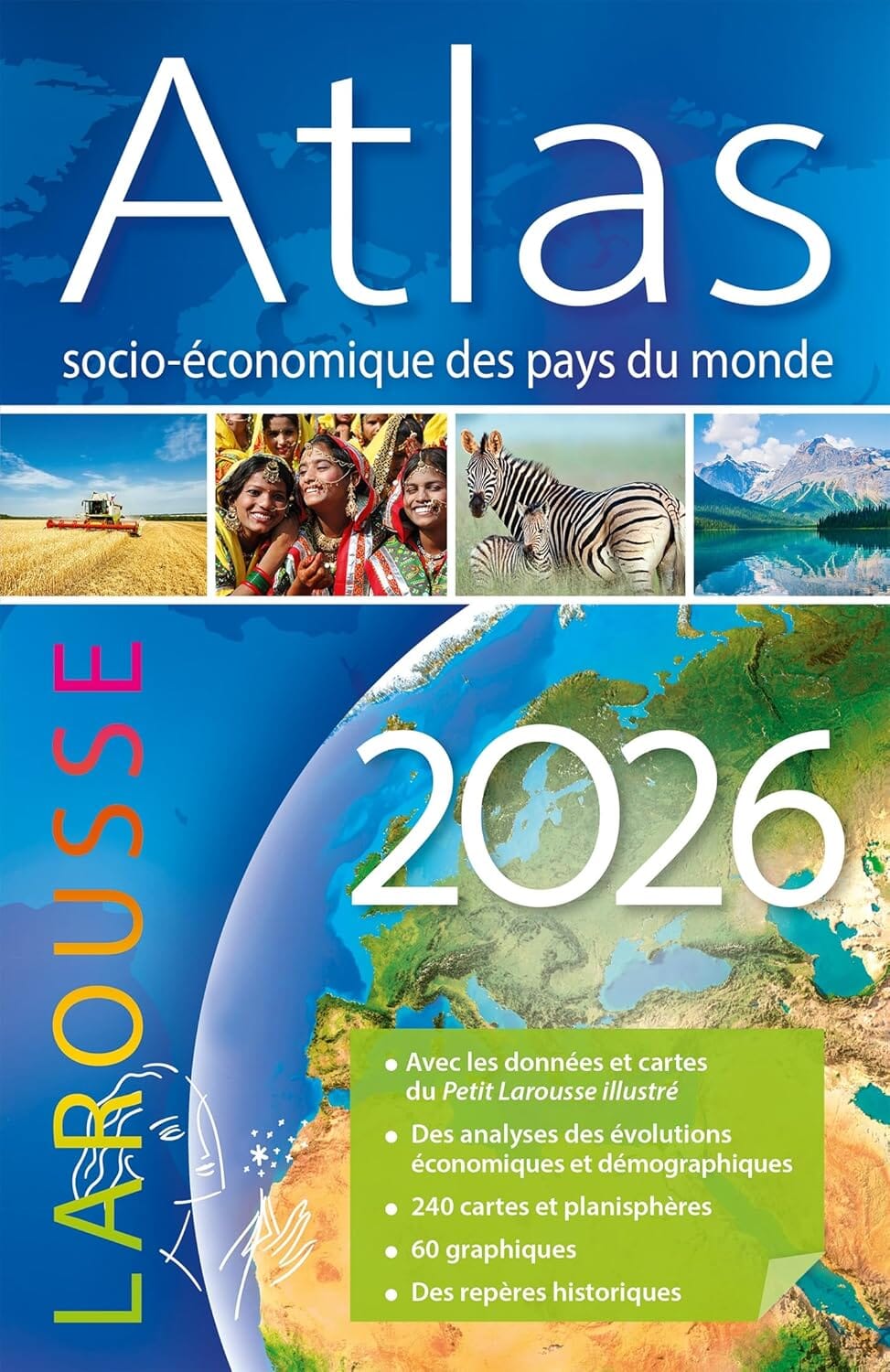 Atlas socio-économique des pays du monde 2026 | Larousse atlas Dilibel