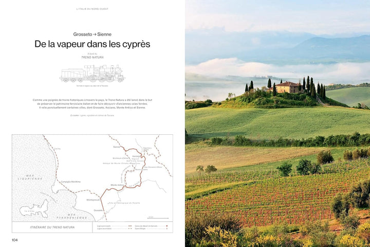 Beau livre - Voir l'Italie en train | Chêne éditions beau livre Dilibel