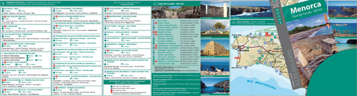 Carte de randonnée - Minorque, Cami de Cavall GR223 (îles Baléares) | Alpina carte de randonnée Editorial Alpina