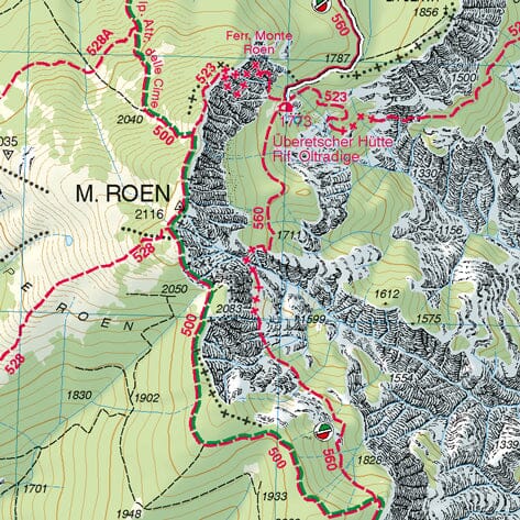 Carte de randonnée n° 49 - Route des vins du Tyrol du Sud (Italie) | Tabacco carte de randonnée Tabacco