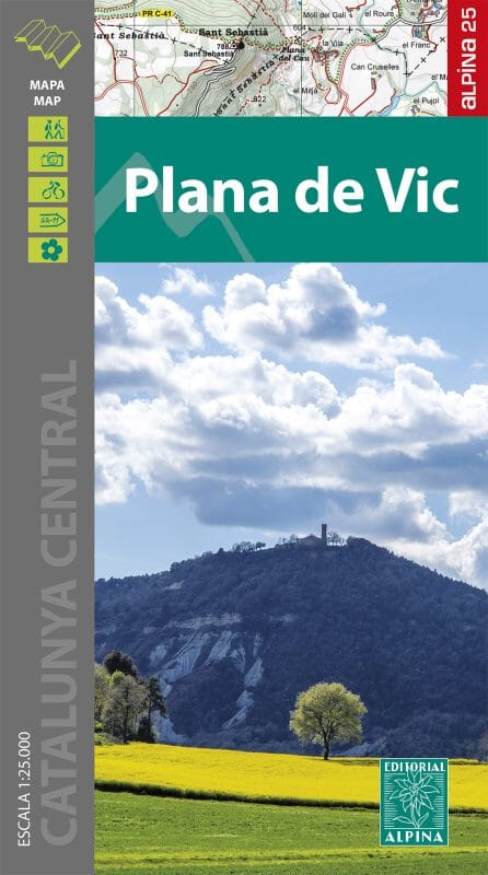 Carte de randonnée - Plana de Vic (Catalogne Centrale) | Editorial Alpina carte de randonnée Editorial Alpina