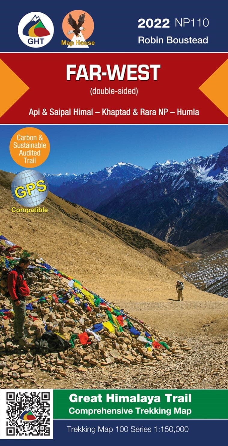 Carte de trekking - Far-West : Api & Saipal Himal - Khaptad & Rara NP - Humla (NP110) | Himalayan MapHouse carte pliée Himalayan MapHouse