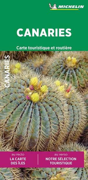 Carte routière et touristique - îles Canaries | Michelin carte pliée Michelin