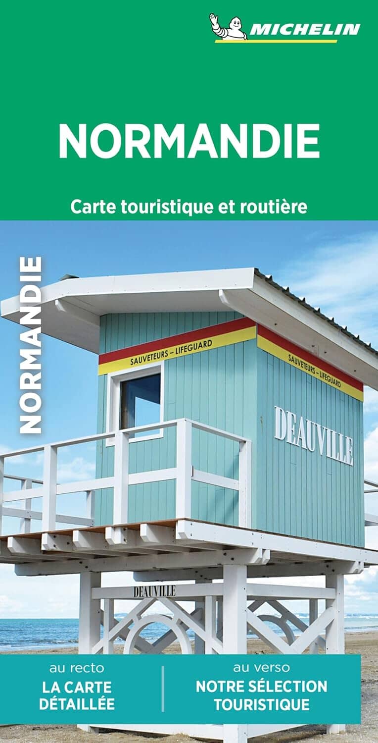 Carte routière et touristique - Normandie | Michelin carte pliée Michelin