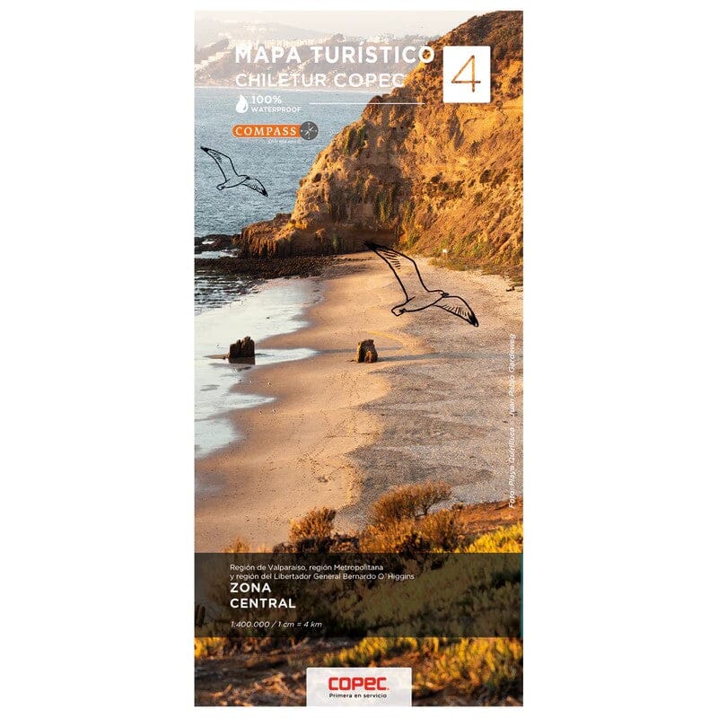 Carte touristique - Zona Central (Chili) | COPEC carte routière COPEC Default Title