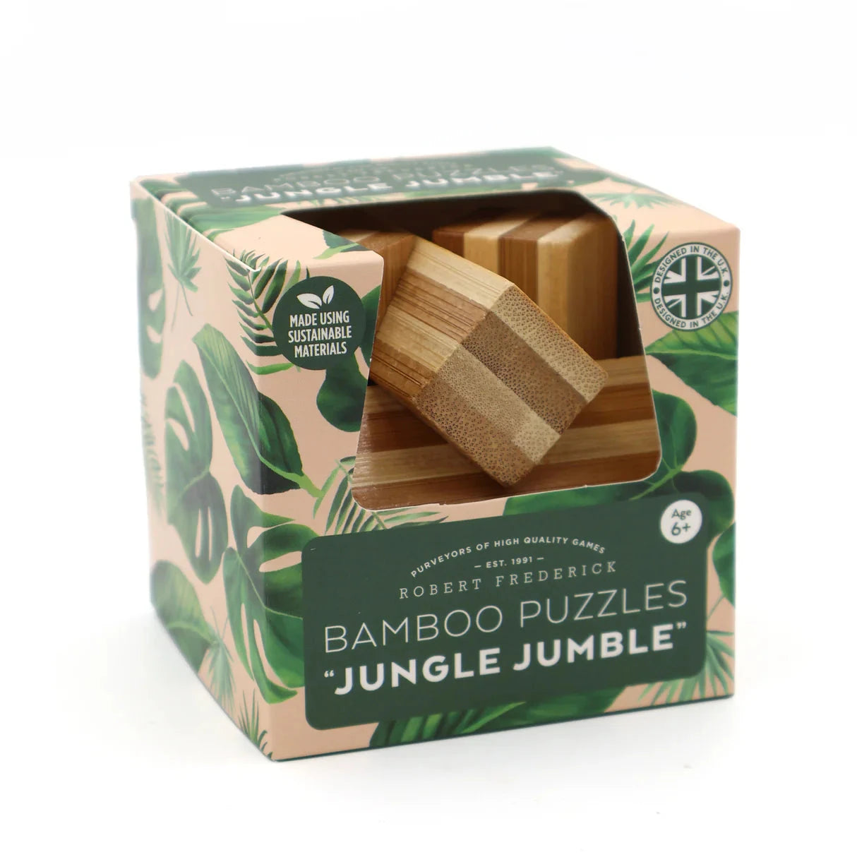 Casse-tête 3D en bambou - The Jungle (6 ans et +) | Robert Frederick jeu Robert Frederick