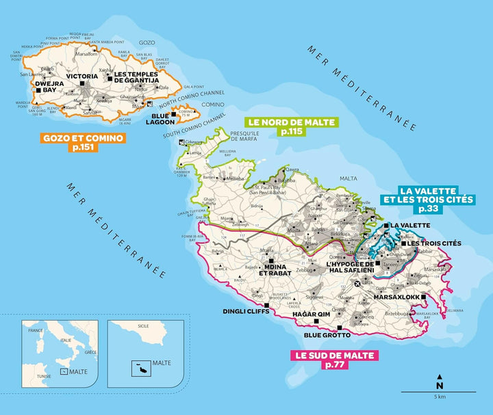 Géoguide (coups de coeur) - Malte - Édition 2025 | Gallimard guide de voyage Gallimard