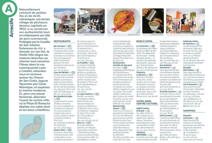 Guide de voyage de poche - Lanzarote et Fuerteventura | Cartoville guide de voyage Gallimard