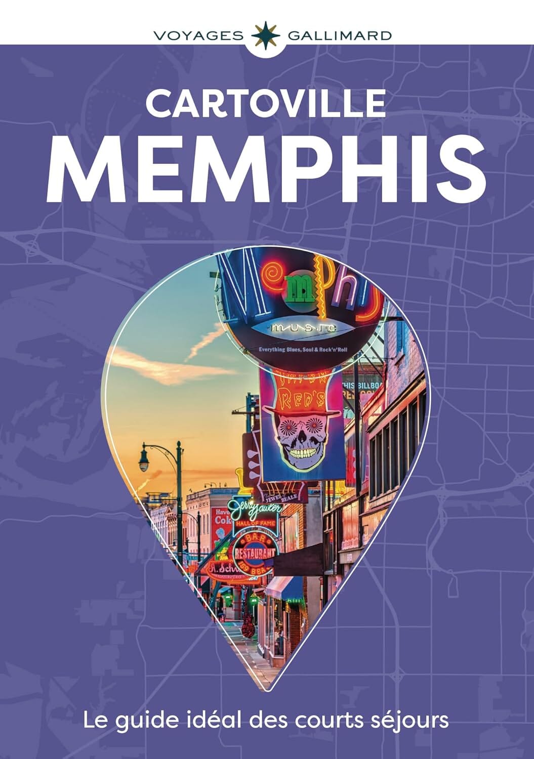 Guide de poche - Memphis | Cartoville guide de voyage Gallimard