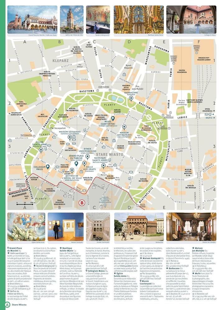Guide de voyage de poche - Cracovie - Édition 2025 | Cartoville guide de voyage Gallimard