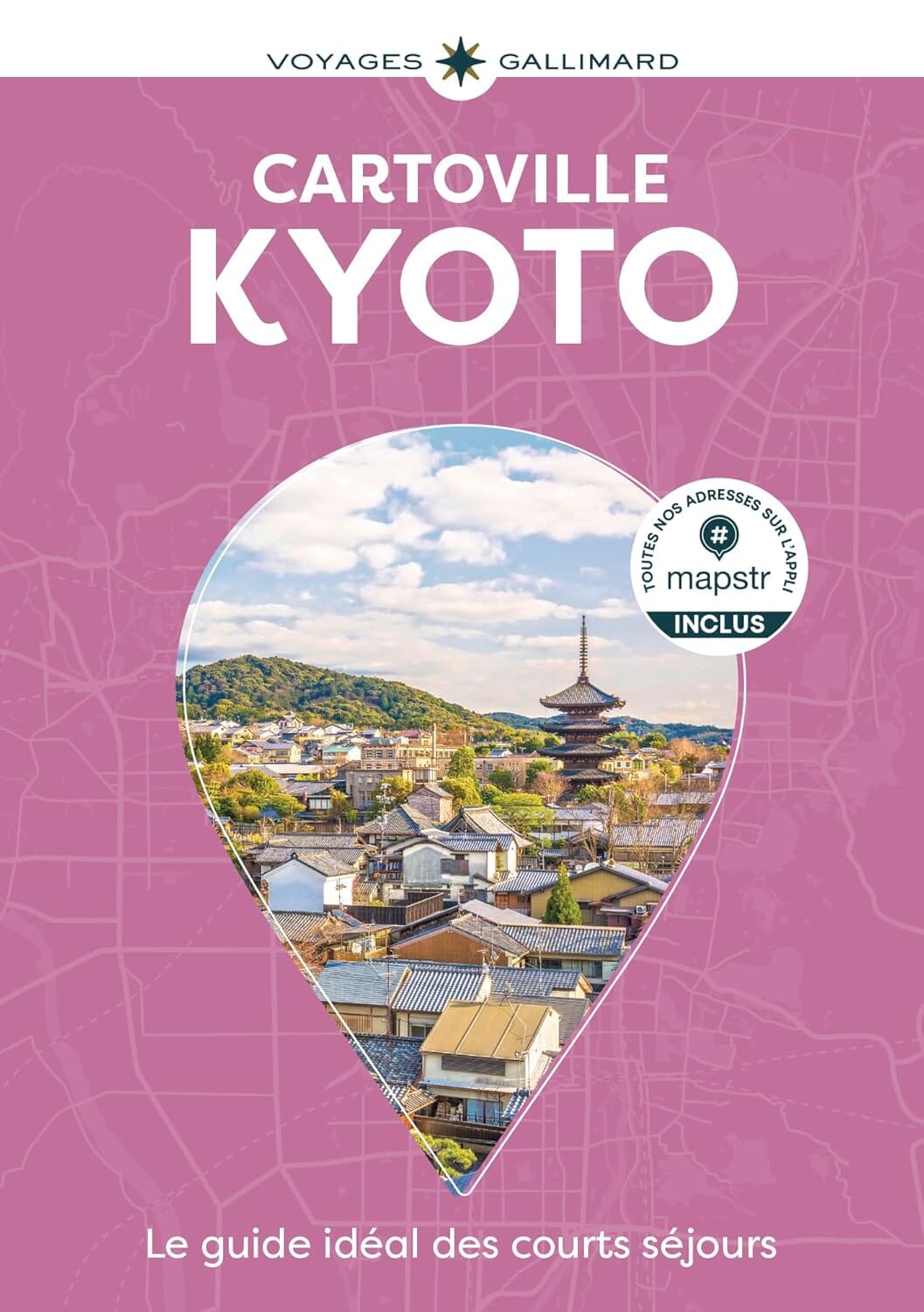 Guide de voyage de poche - Kyoto - Édition 2025 | Cartoville guide de voyage Gallimard