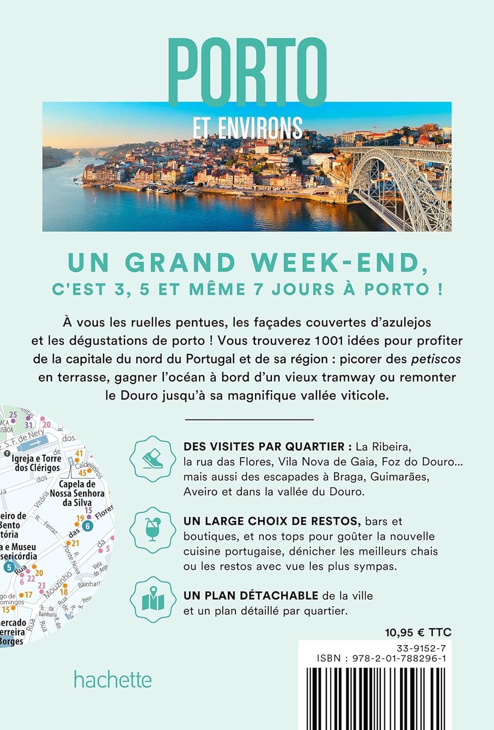 Guide de voyage de poche - Un Grand Week-end à Porto & ses environs - Édition 2024 | Hachette guide de voyage Hachette