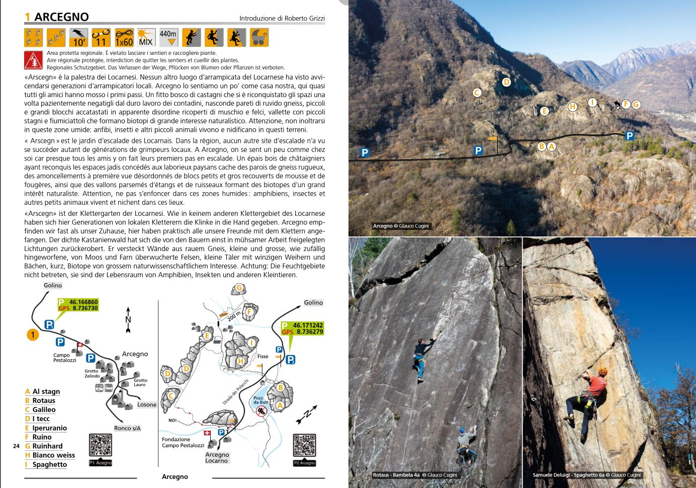 Guide d'escalade - Tessin | SAC - Club Alpin Suisse guide de randonnée SAC - Club Alpin Suisse