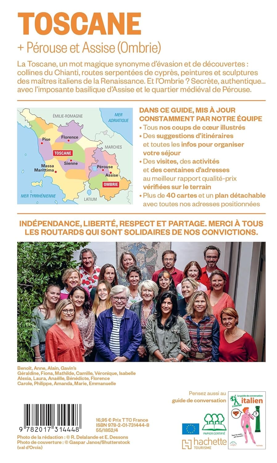 Guide du Routard - Toscane & Pérouse et Assise 2025/26 | Hachette guide de voyage Hachette