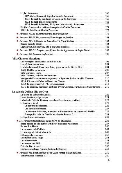 Guide Gandini - Pistes du sud du Maroc : Le Sahara Atlantique - Tome 6 guide de voyage Extrem'Sud - Guides Gandini