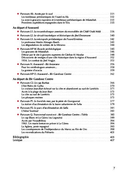 Guide Gandini - Pistes du sud du Maroc : Le Sahara Atlantique - Tome 6 guide de voyage Extrem'Sud - Guides Gandini