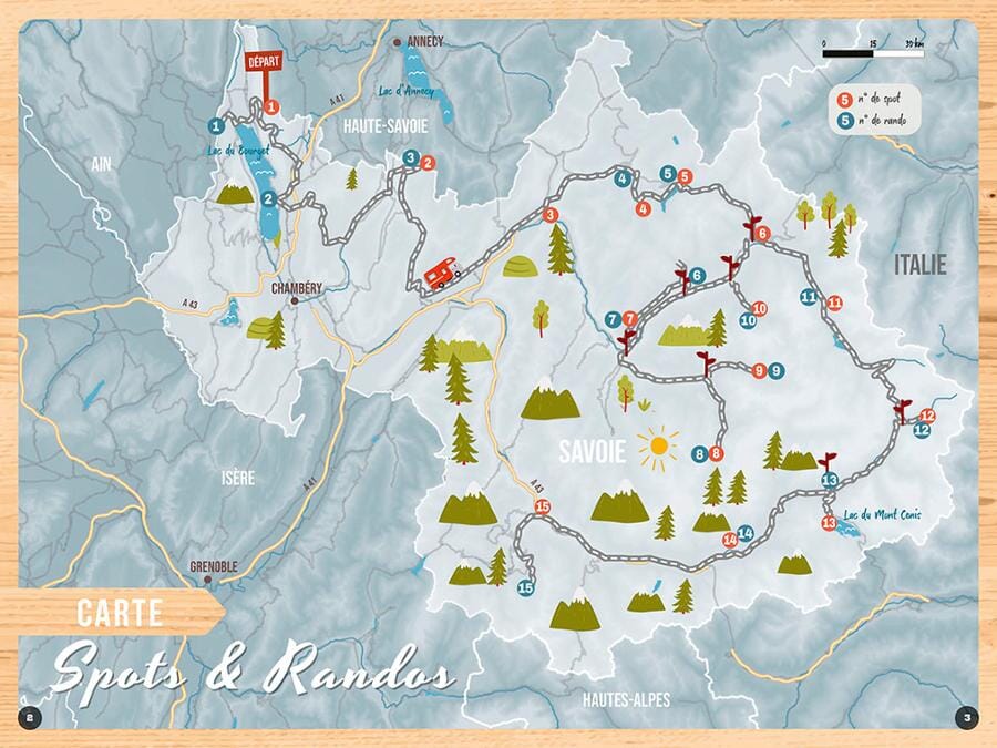 Guide Road Trip et rando en Van - Savoie | Chamina guide cycliste Chamina