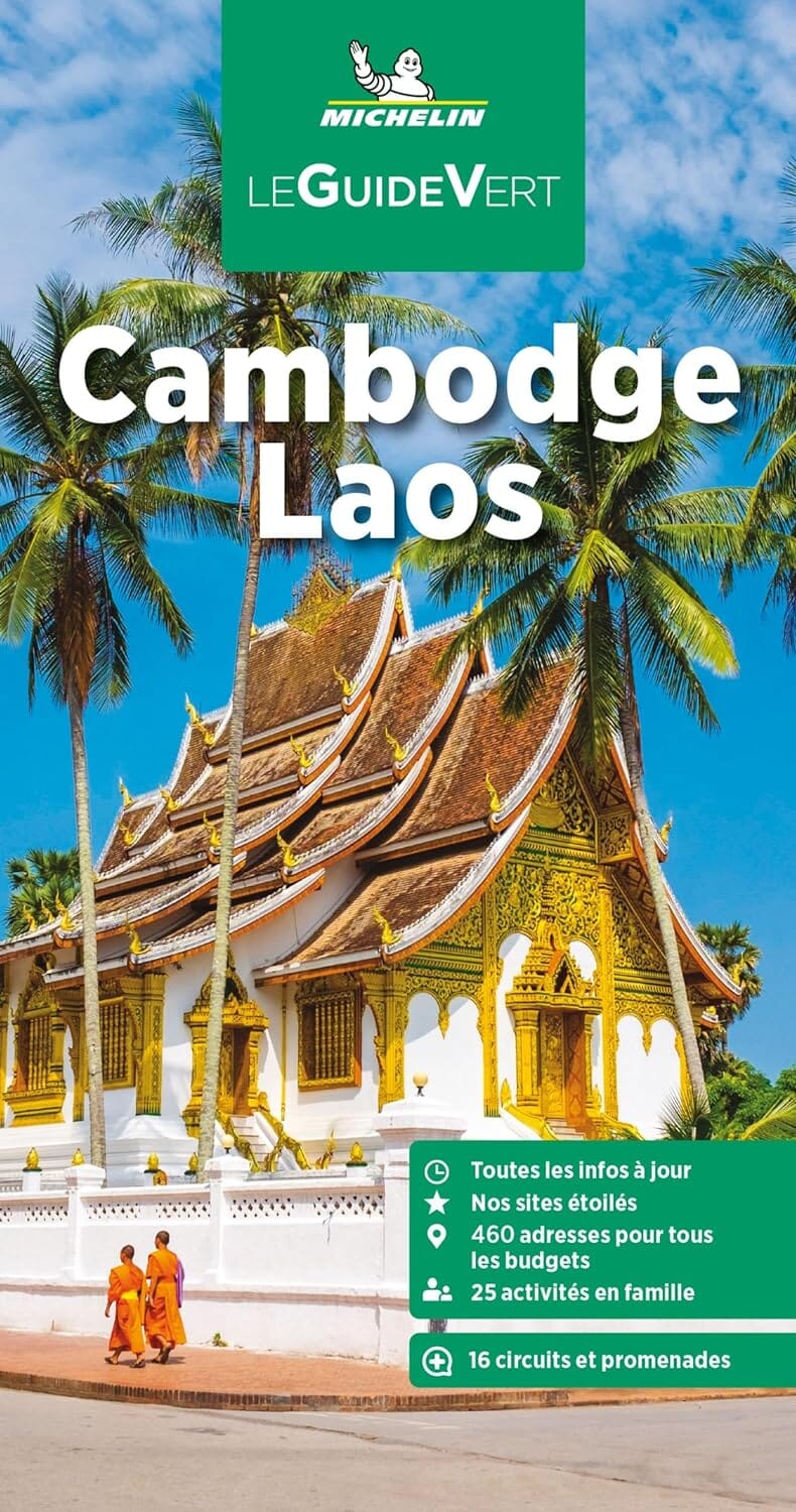 Guide Vert - Cambodge, Laos - Édition 2023 | Michelin guide de voyage Michelin