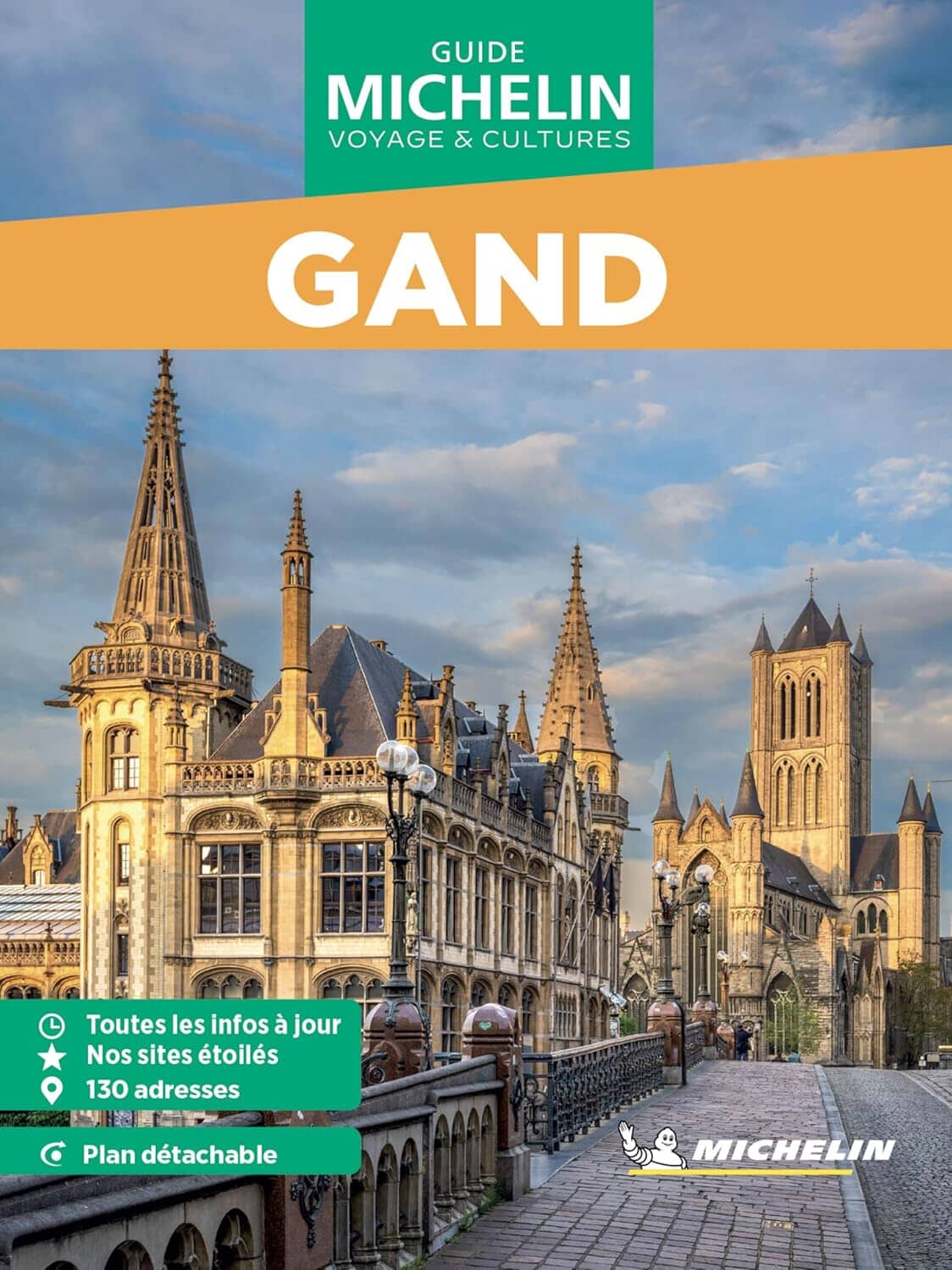 Guide Vert compact - Gand + plan - Édition 2025 | Michelin guide de voyage Michelin