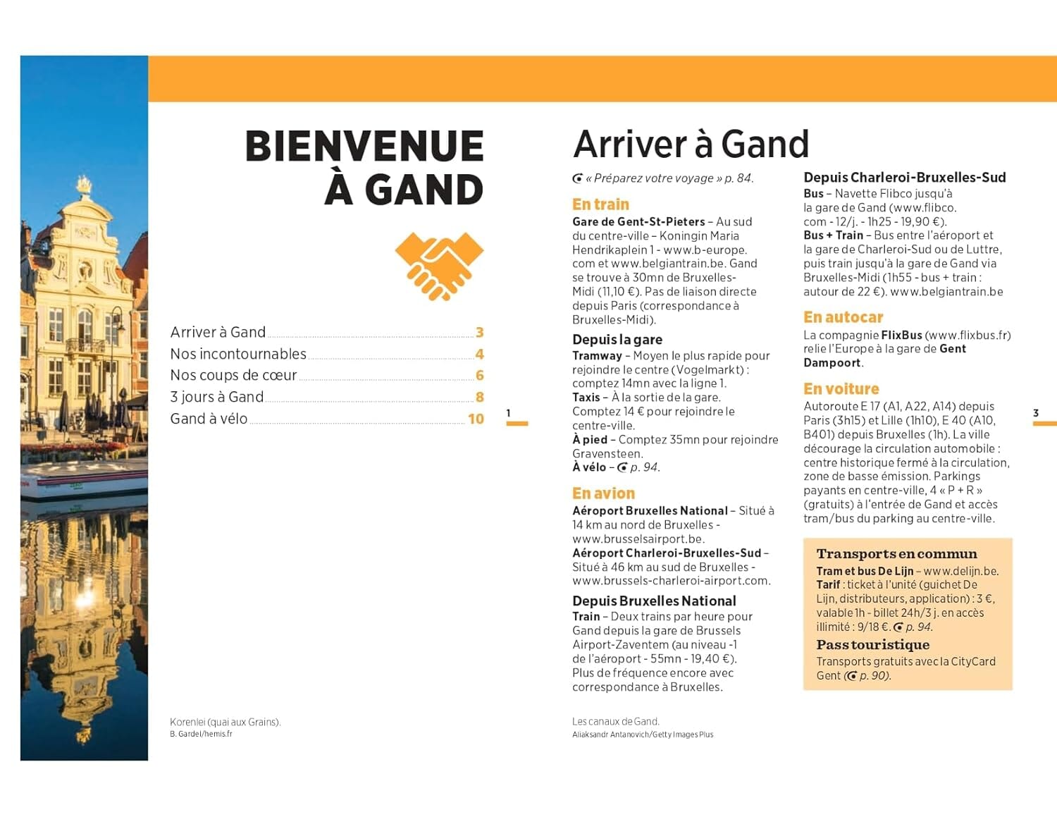 Guide Vert compact - Gand + plan - Édition 2025 | Michelin guide de voyage Michelin