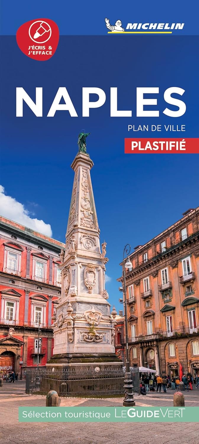 Plan de ville plastifié - Naples | Michelin carte pliée Michelin