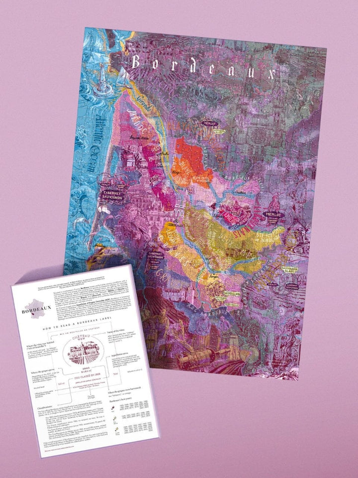 Puzzle de 1000 pièces - Les vins de Bordeaux (48 x 68 cm) puzzle Water & Wines