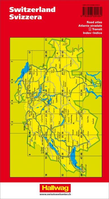 Atlas routier - Suisse | Hallwag atlas Hallwag