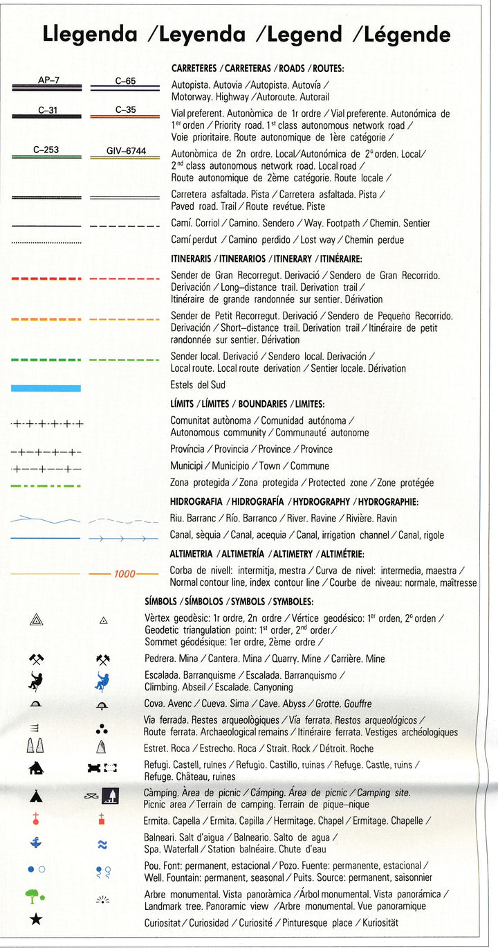 Carte de randonnée - Estels del Sud, La traversée du massif des Ports | Piolet carte de randonnée Editorial Piolet