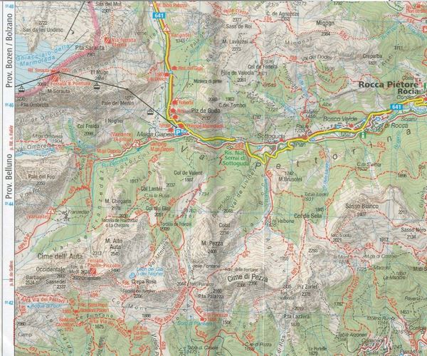 Carte de randonnée n° 55 - Cortina d'Ampezzo (Italie) | Kompass carte de randonnée Kompass