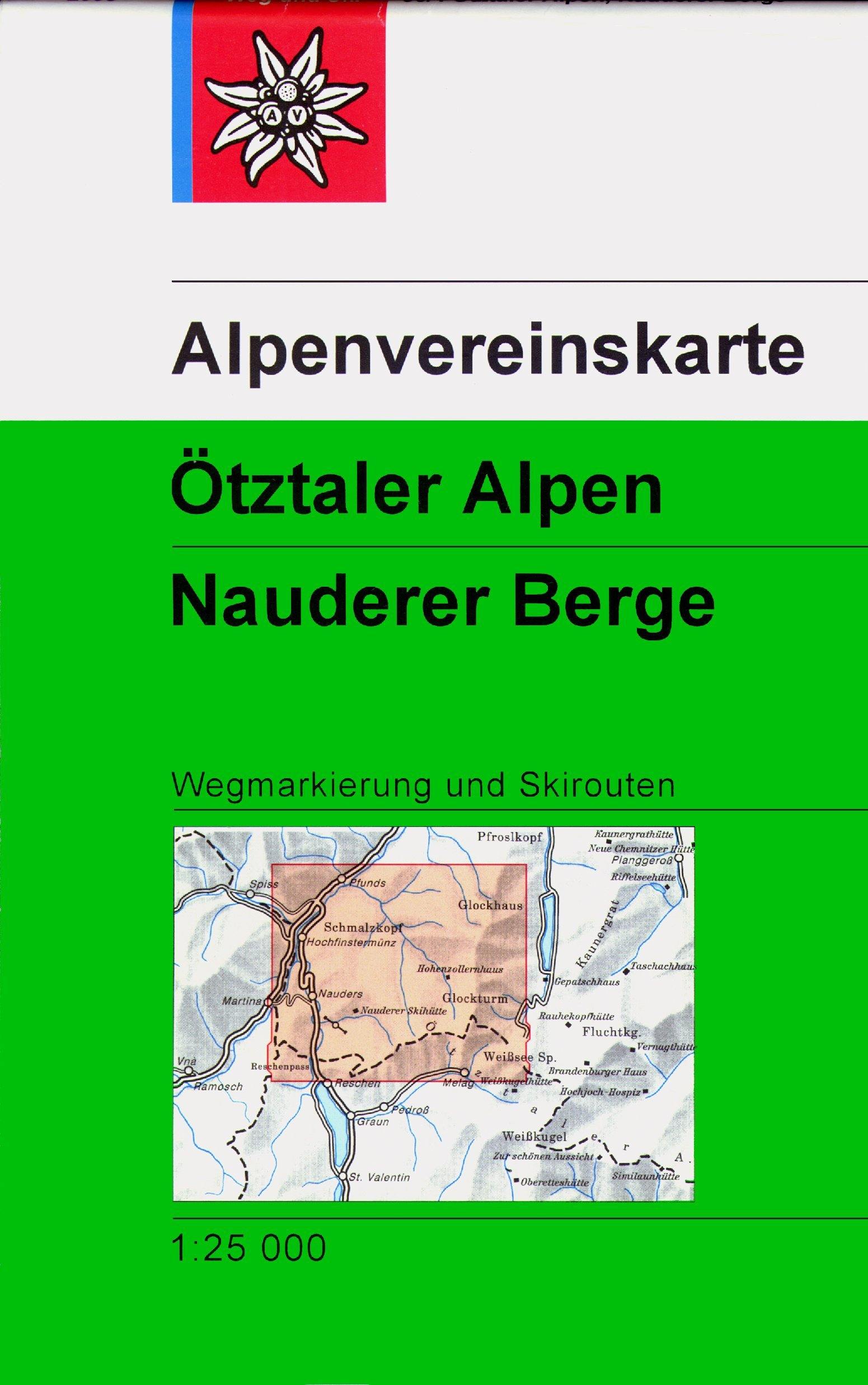 Carte de randonnée n° 30/4 - Ötztaler Alpen Nauderer Berge (Alpes autrichiennes) | Alpenverein carte de randonnée Alpenverein Default Title