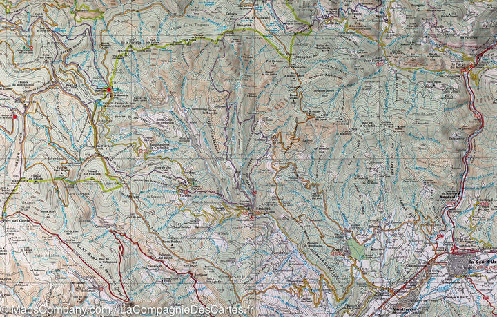 Lot de 2 cartes de randonnée - Parc Naturel de l'Alt Pirineu (Pyrénées) | Alpina carte de randonnée Editorial Alpina