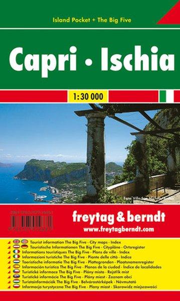 Carte détaillée de poche - Capri, Ischia | Freytag & Berndt carte pliée Freytag & Berndt