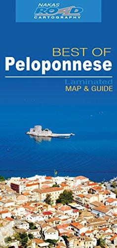 Carte détaillée - Péloponnèse | Road Editions - Best Of carte pliée Road Editions