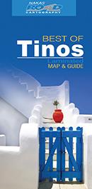 Carte détaillée - Tinos | Road Editions - Best Of carte routière Road Editions