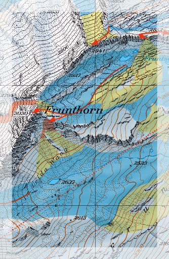 Carte Freeride - Vals | Freeride Map carte de randonnée Freeride Map Default Title