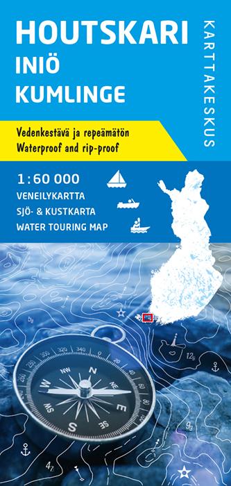 Carte marine n° 4 - Houtskari Iniö Kumlinge (Finlande) | Karttakeskus carte routière Karttakeskus Default Title