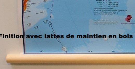 Carte murale plastifiée avec lattes de maintien en bois - Europe politique (en anglais) - 165 x 120 cm | Maps International carte murale roulée (en tube) Maps International Default Title
