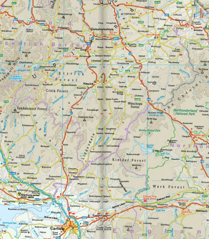Carte routière - Angleterre Nord & Midlands | Reise Know How carte routière Reise Know-How