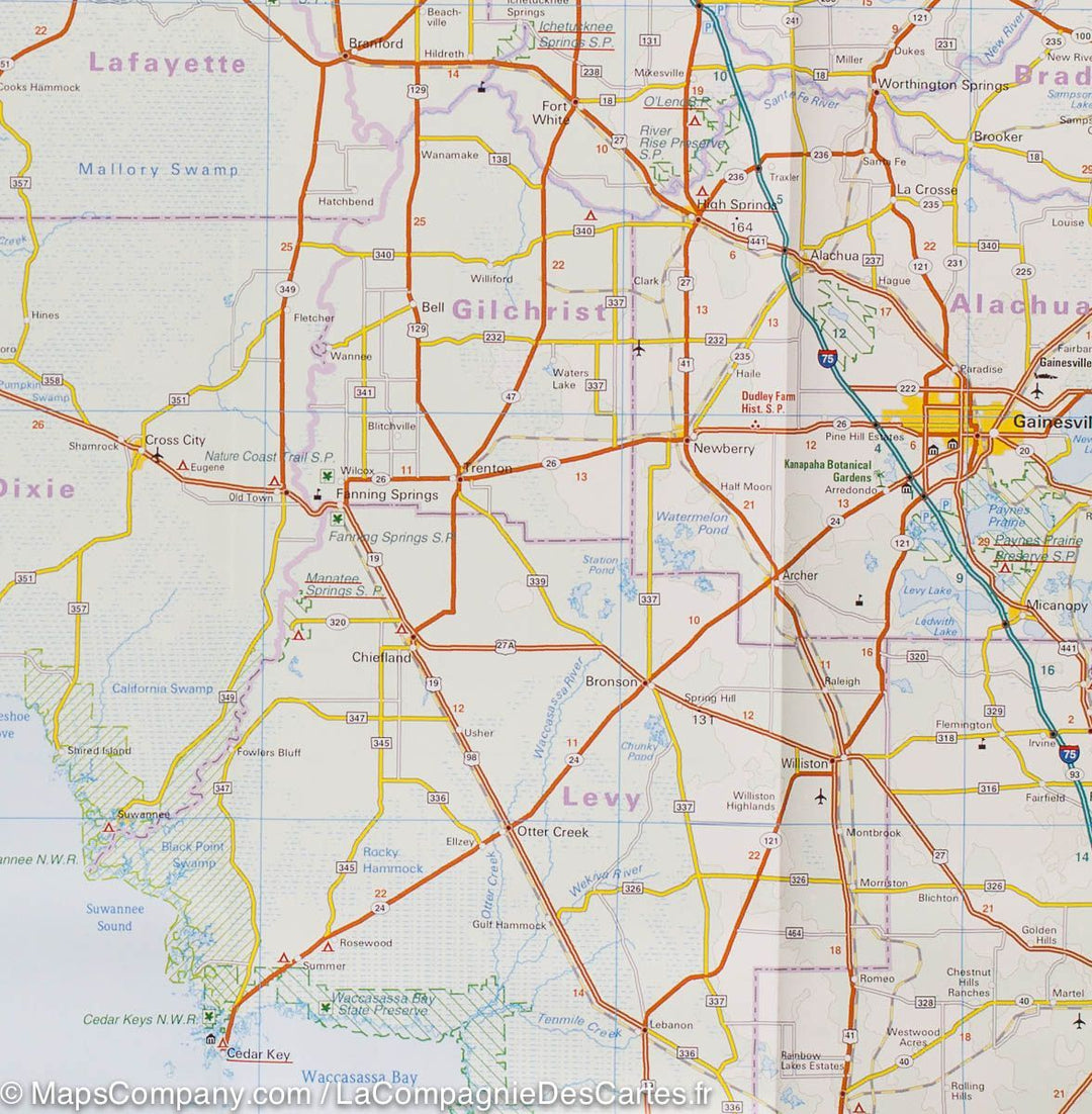 Carte routière - Floride - n° 10 | Reise Know How carte routière Reise Know-How