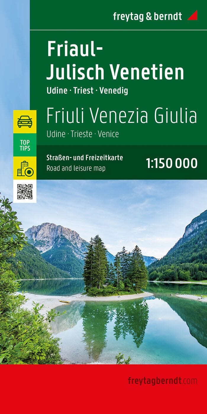 Carte routière - Frioul-Vénétie Julienne (Udine, Venise, Trieste, Italie) | Freytag & Berndt carte routière Freytag & Berndt