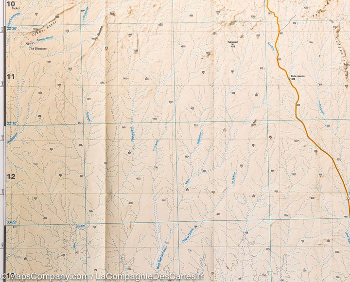 Carte routière - Hoggar (Algérie) | Reise Know How carte routière Reise Know-How