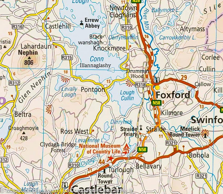 Carte routière - Irlande | Reise Know How carte routière Reise Know-How