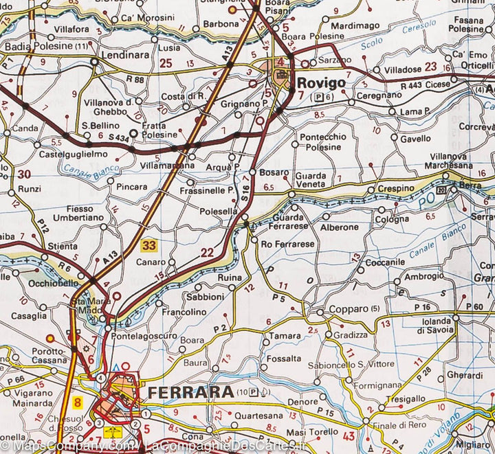 Carte routière n° 562 - Italie Nord-Est | Michelin carte routière Michelin