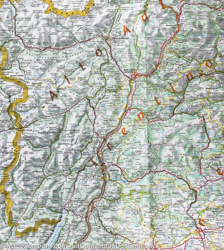 Carte routière n° 562 - Italie Nord-Est | Michelin carte routière Michelin
