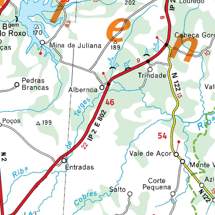 Carte routière n° 593 - Portugal Sud & Algarve | Michelin carte routière Michelin