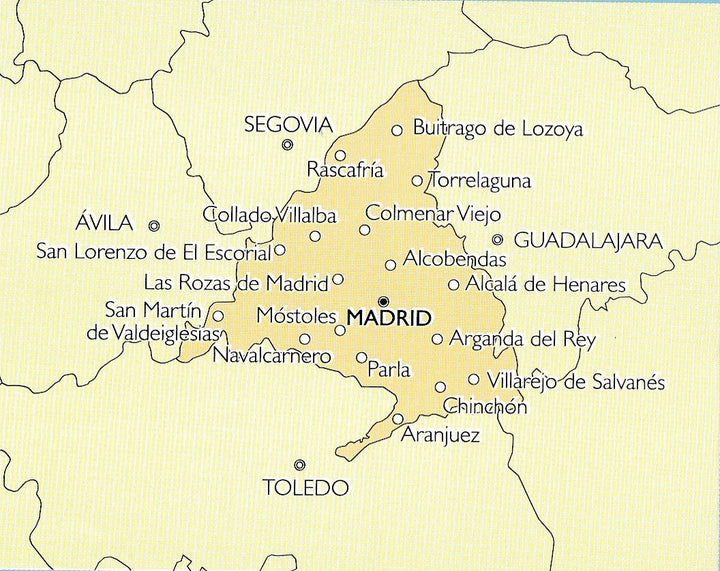 Carte routière provinciale n° 30 - Madrid | CNIG carte routière CNIG