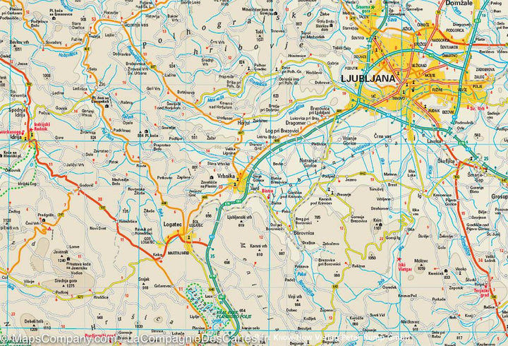 Carte routière - Slovénie | Reise Know How carte routière Reise Know-How